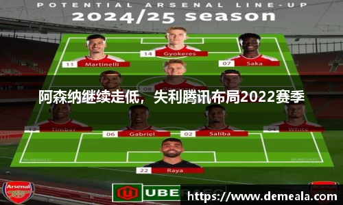 阿森纳继续走低，失利腾讯布局2022赛季