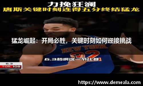 猛龙崛起：开局必胜，关键时刻如何迎接挑战