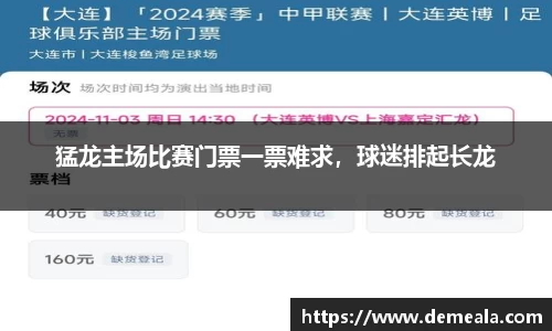 猛龙主场比赛门票一票难求，球迷排起长龙