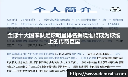 全球十大国家队足球明星排名揭晓谁将成为球场上的传奇巨星